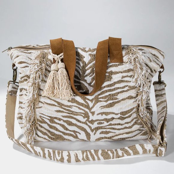Handmade Tiger Motif Bag - Picture 9 of 16
